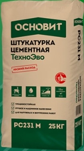 Штукатурка ОСНОВИТ ТехноЭво PC231 M (25 кг) Н Штукатурка ОСНОВИТ ТехноЭво PC231 M (25 кг) Н